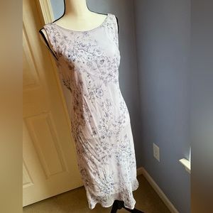 Perfect for Easter! Lavender Floral Dress Size 14